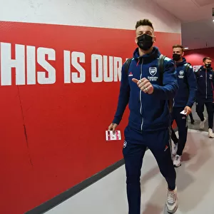 Arsenal's Ben White Gears Up for Arsenal v Burnley Clash in Premier League