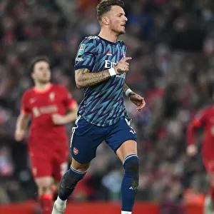 Arsenal's Ben White Gears Up for Carabao Cup Battle Against Liverpool