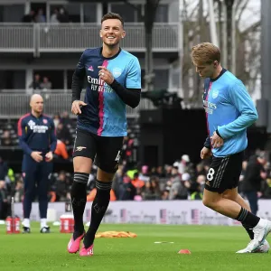 Arsenal's Ben White Gears Up for Fulham Clash in Premier League (2022-23)