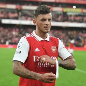 Arsenal's Ben White Post-Match at Emirates Stadium vs. Nottingham Forest (2022-23)
