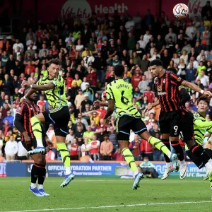 Arsenal FC Print - Ben White Scores Fourth Goal Arsenal FC Print - Ben White Scores Fourth Goal