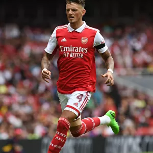 Arsenal's Ben White Stands Out in Emirates Cup Battle Against Sevilla, 2022