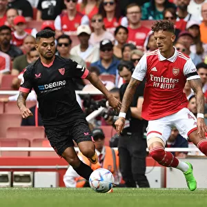 Arsenal's Ben White Stands Out: Emirates Cup Showdown Against Sevilla, 2022