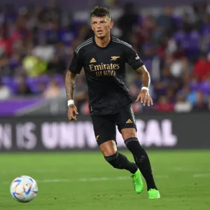 Arsenal's Ben White Trains with Orlando City SC During 2022-23 Pre-Season Friendly Arsenal's Ben White Trains with Orlando City SC During 2022-23 Pre-Season Friendly