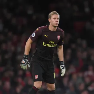 Arsenal's Bernd Leno in Action: 3-1 Win Over Leicester City, Premier League, Emirates Stadium Arsenal's Bernd Leno in Action: 3-1 Win Over Leicester City, Premier League, Emirates Stadium
