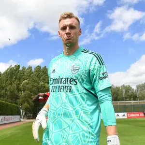 Arsenal's Bernd Leno in Action: Arsenal vs Ipswich Town (July 2022) - Pre-Season Friendly