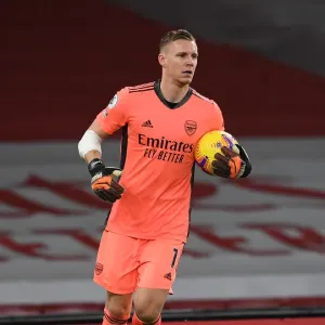Arsenal's Bernd Leno in Action: Arsenal vs Southampton (Premier League 2020-21, Emirates Stadium) Arsenal's Bernd Leno in Action: Arsenal vs Southampton (Premier League 2020-21, Emirates Stadium)