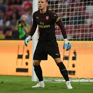 Arsenal's Bernd Leno in Action Against Atletico Madrid, International Champions Cup 2018