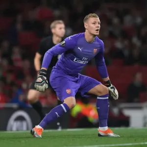 Arsenal's Bernd Leno in Action: Europa League 2018-19 vs. FC Vorskla Poltava