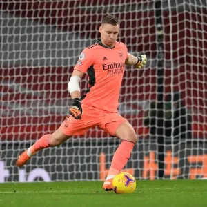 Arsenal's Bernd Leno in Action: Premier League 2020-21 - Arsenal vs. Southampton (Emirates Stadium)