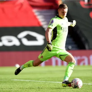Arsenal's Bernd Leno in FA Cup Action: Southampton vs Arsenal (Behind Closed Doors) Arsenal's Bernd Leno in FA Cup Action: Southampton vs Arsenal (Behind Closed Doors)