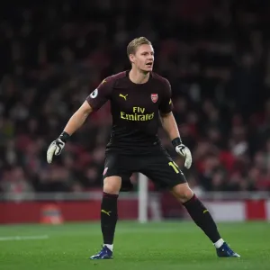 Arsenal Print: Bernd Leno in 3-1 Victory Over Leicester City Arsenal Print: Bernd Leno in 3-1 Victory Over Leicester City
