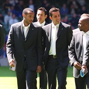 Arsenal's Big Four: Edu, Henry, Cole, and Wiltord Lead The Gunners to 2:0 FA Cup Victory over Chelsea at The Millennium Stadium (4/5/2002) - Stuart MacFarlane / Arsenal Football Club