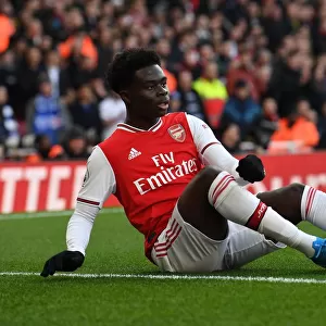 Arsenal's Bukayo Saka in Action: Arsenal vs. Chelsea, Premier League 2019-20