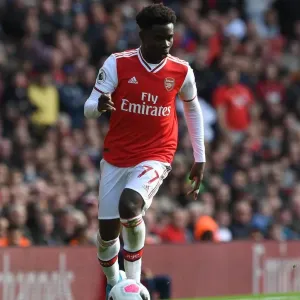 Arsenal's Bukayo Saka Print, 2019-20 Season Arsenal's Bukayo Saka Print, 2019-20 Season