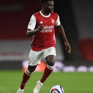 Arsenal's Bukayo Saka in Action against Everton - Premier League 2020-21