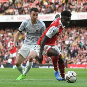 Bukayo Saka in Print - Arsenal v Liverpool 2022-23 Bukayo Saka in Print - Arsenal v Liverpool 2022-23