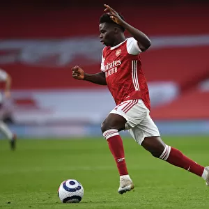 Arsenal's Bukayo Saka in Action Against Manchester City - 2020-21 Premier League