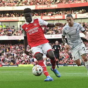 Arsenal's Bukayo Saka Faces Off Against Liverpool in Thrilling 2022-23 Premier League Clash