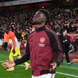 Arsenal's Bukayo Saka Gears Up for Arsenal v Liverpool Clash in Premier League