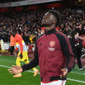 Arsenal's Bukayo Saka Gears Up for Arsenal v Liverpool Clash in Premier League