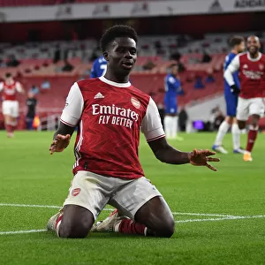 Arsenal's Bukayo Saka Scores Third Goal: Arsenal v Chelsea, Premier League 2020-21