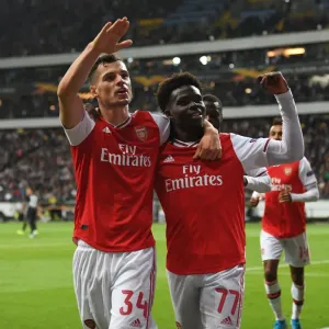 Arsenal's Bukayo Saka Scores Second Goal vs. Eintracht Frankfurt in Europa League (September 19, 2019) Arsenal's Bukayo Saka Scores Second Goal vs. Eintracht Frankfurt in Europa League (September 19, 2019)