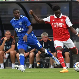 Arsenal's Bukayo Saka Shines in Pre-Season Clash Against Everton