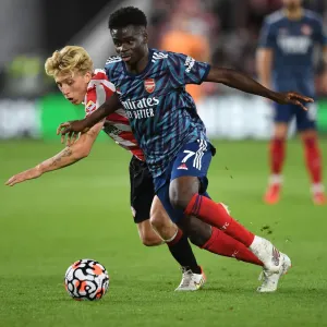 Arsenal's Bukayo Saka: Star Performer in Gunners Victory Against Brentford, Premier League 2021-22 Arsenal's Bukayo Saka: Star Performer in Gunners Victory Against Brentford, Premier League 2021-22