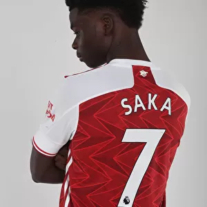 Arsenal's Bukayo Saka in Training: Gunning for Glory in the 2020-21 Season