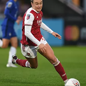 Arsenal's Caitlin Foord in Action: Arsenal Women vs Chelsea Women, Barclays FA WSL Clash at Meadow Park