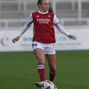 Arsenal's Caitlin Foord in Action: Arsenal Women vs Birmingham City Women (FA WSL, 2020-21)
