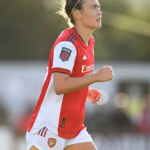 Arsenal's Caitlin Foord in Action: Arsenal Women vs Everton Women, FA WSL 2021-22