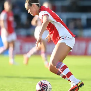 Arsenal's Caitlin Foord in Action: FA Womens Super League 2021-22 - Arsenal Women vs Everton Women