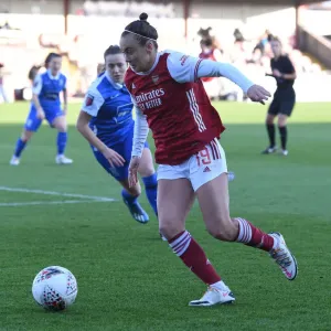 Arsenal's Caitlin Foord in Action: FA WSL Match vs Birmingham City Women (2020-21)
