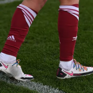 Arsenal's Caitlin Foord Shows Support for Rainbow Laces Campaign in FA WSL Match vs Birmingham City