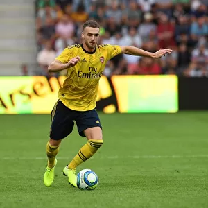 Arsenal's Calum Chambers in Action during Pre-Season Clash against Angers, France 2019