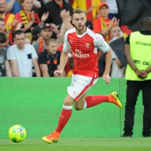 Arsenal's Calum Chambers in Pre-Season Action vs RC Lens (2016) Arsenal's Calum Chambers in Pre-Season Action vs RC Lens (2016)