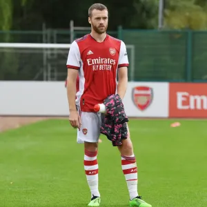Arsenal's Calum Chambers Shines in Pre-Season: Arsenal vs. Watford (2021-22)
