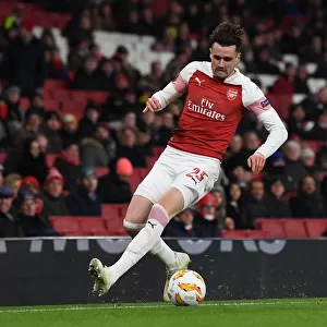 Arsenal's Carl Jenkinson in Action against Qarabag FK, UEFA Europa League 2018-19