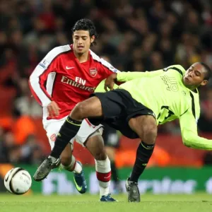 Arsenal's Carlos Vela Scores Twice in 3:0 Carling Cup Victory over Wigan's Wilson Palacios