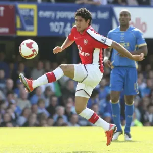 Arsenal's Carlos Vela Shines: 4-0 Crush of Portsmouth in the Barclays Premier League