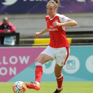 Arsenal's Casey Stoney Guides Team to 2-0 WSL Division One Victory over Notts County at Meadow Park Arsenal's Casey Stoney Guides Team to 2-0 WSL Division One Victory over Notts County at Meadow Park