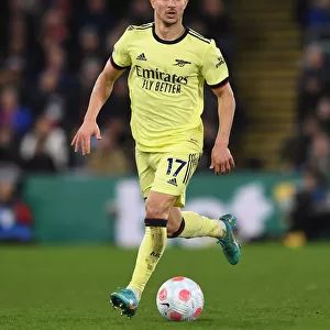 Arsenal's Cedric Soares in Action against Crystal Palace - Premier League 2021-22
