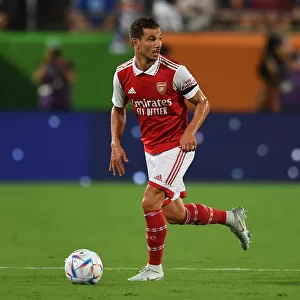 Arsenal's Cedric Soares Clashes with Chelsea in Florida Cup 2022-23
