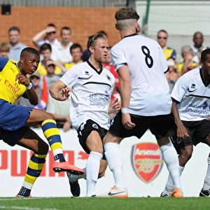 Arsenal's Chuba Akpom Scores Twice in Pre-Season Friendly Against Boreham Wood (19/7/14)