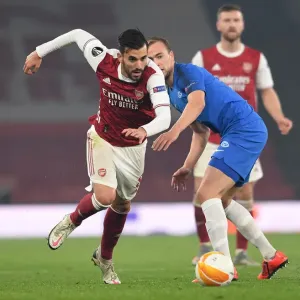 Arsenal's Dani Ceballos in Action: Arsenal vs Molde FK, UEFA Europa League 2020-21