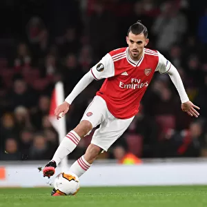 Arsenal's Dani Ceballos in Action against Olympiacos in Europa League Clash
