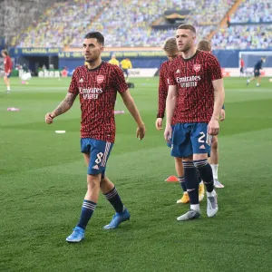 Arsenal's Dani Ceballos at Villarreal's Empty Estadio de la Ceramica - UEFA Europa League Semi-Final Leg One