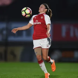 Arsenal's Danielle van de Donk in Action: Arsenal Women vs Reading Ladies (2017-18) Arsenal's Danielle van de Donk in Action: Arsenal Women vs Reading Ladies (2017-18)